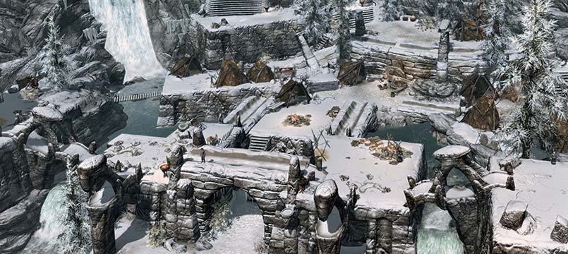 Skyrim Panorama Hags End